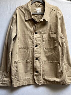 Selected Homme Jackson Organic Cotton Chore Jacket Overshirt XXL